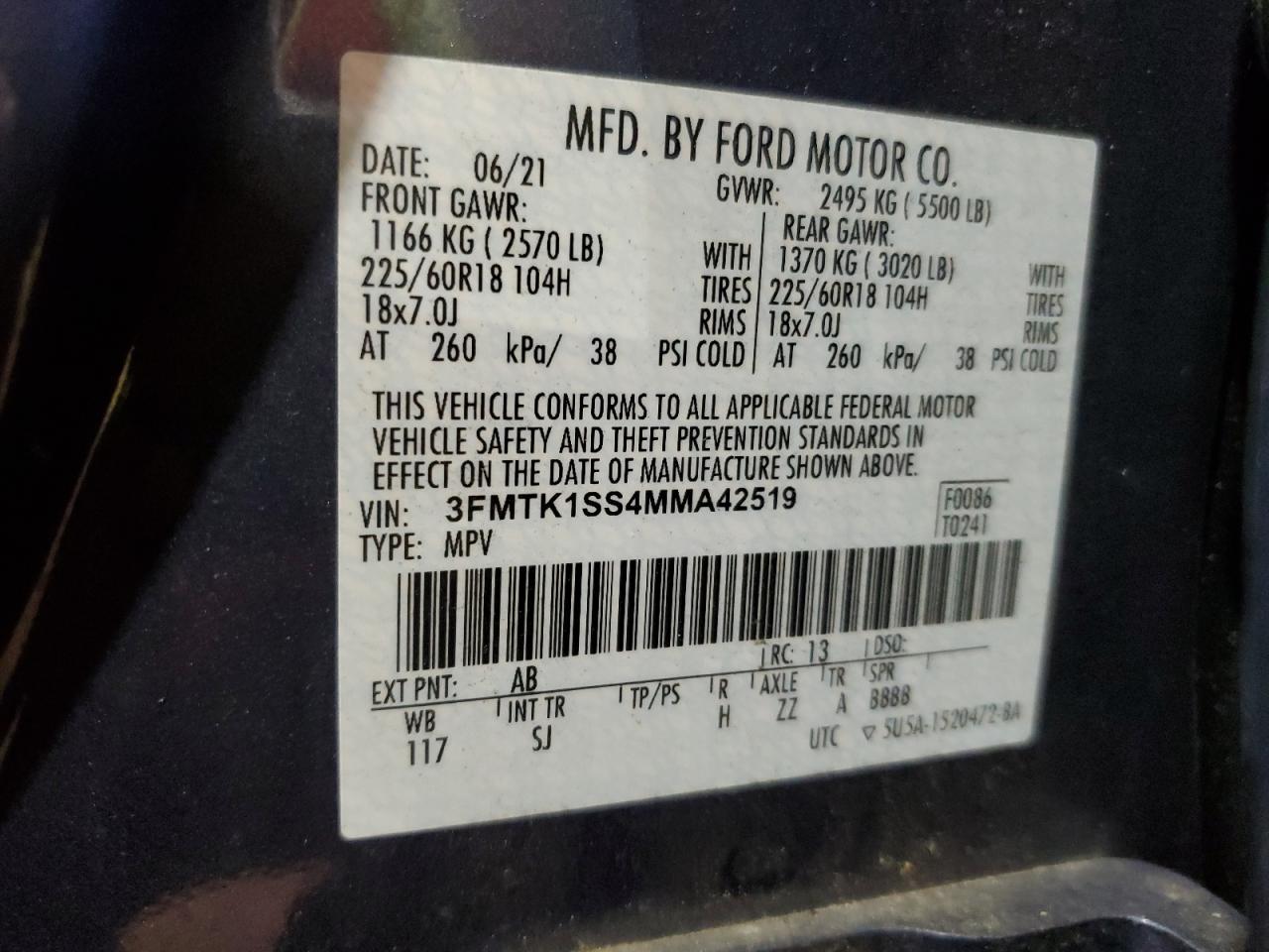 2021 FORD Mustang Mach-E