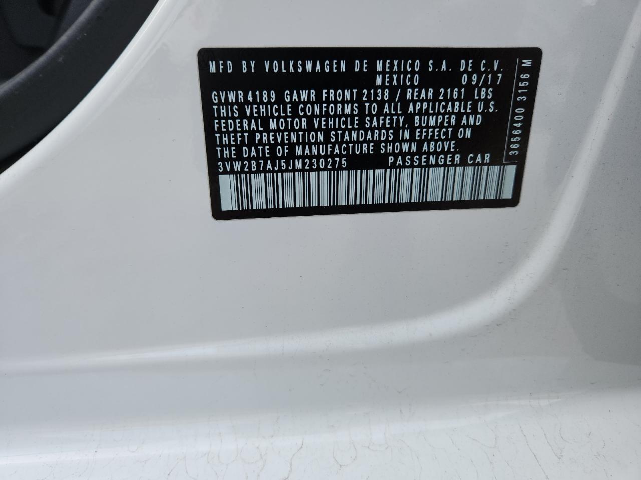 2018 VOLKSWAGEN JETTA
