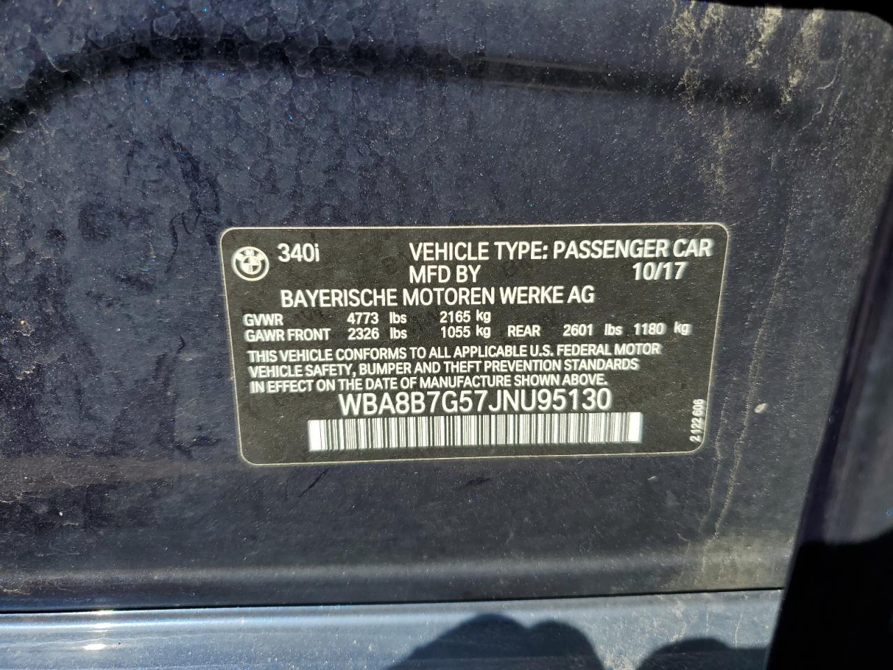 2018 BMW 3 SERIES