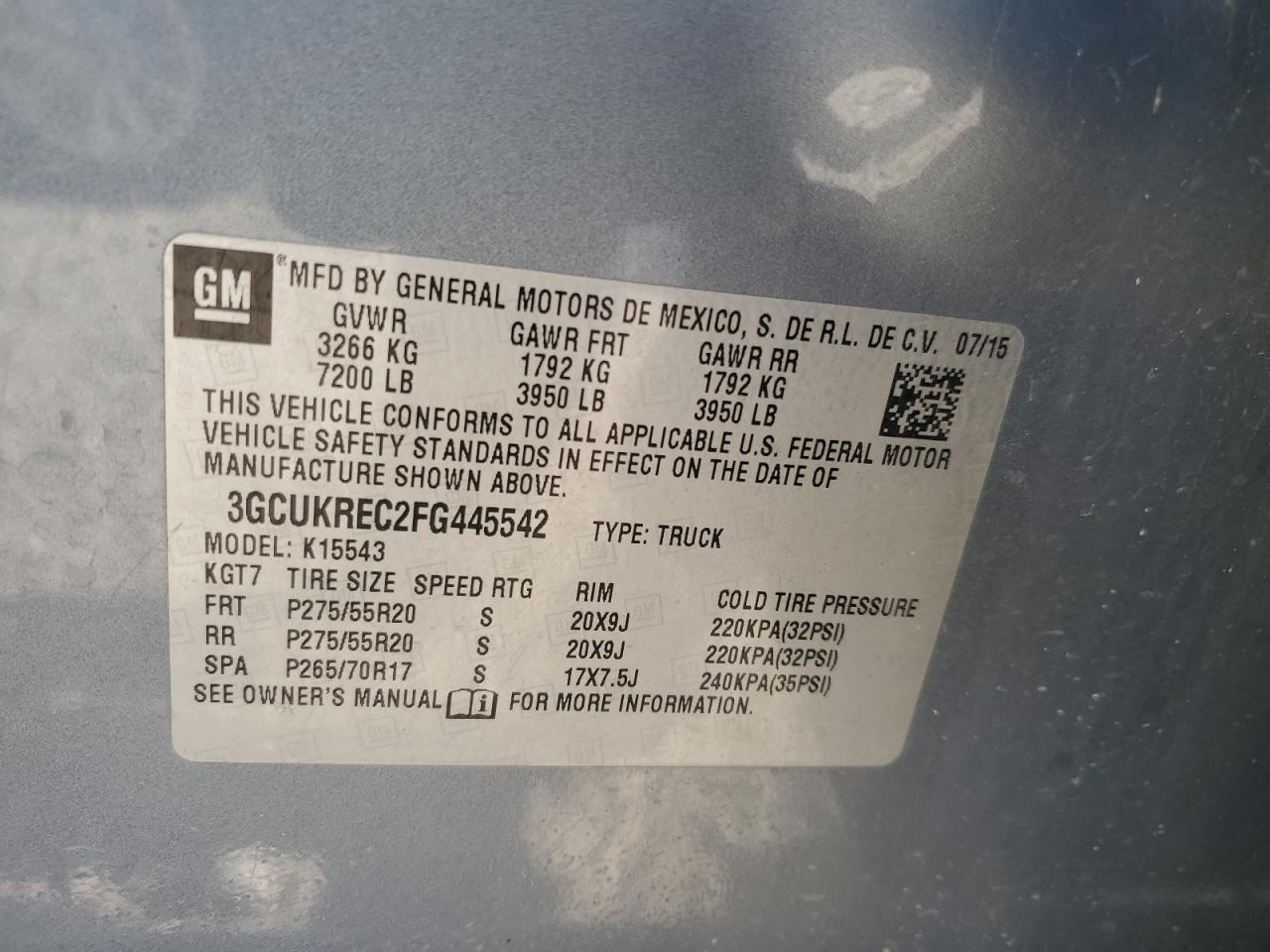 2015 CHEVROLET Silverado
