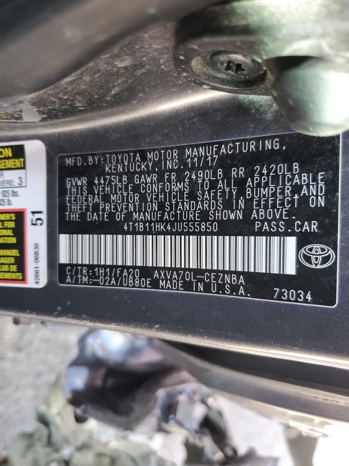 2018 TOYOTA CAMRY