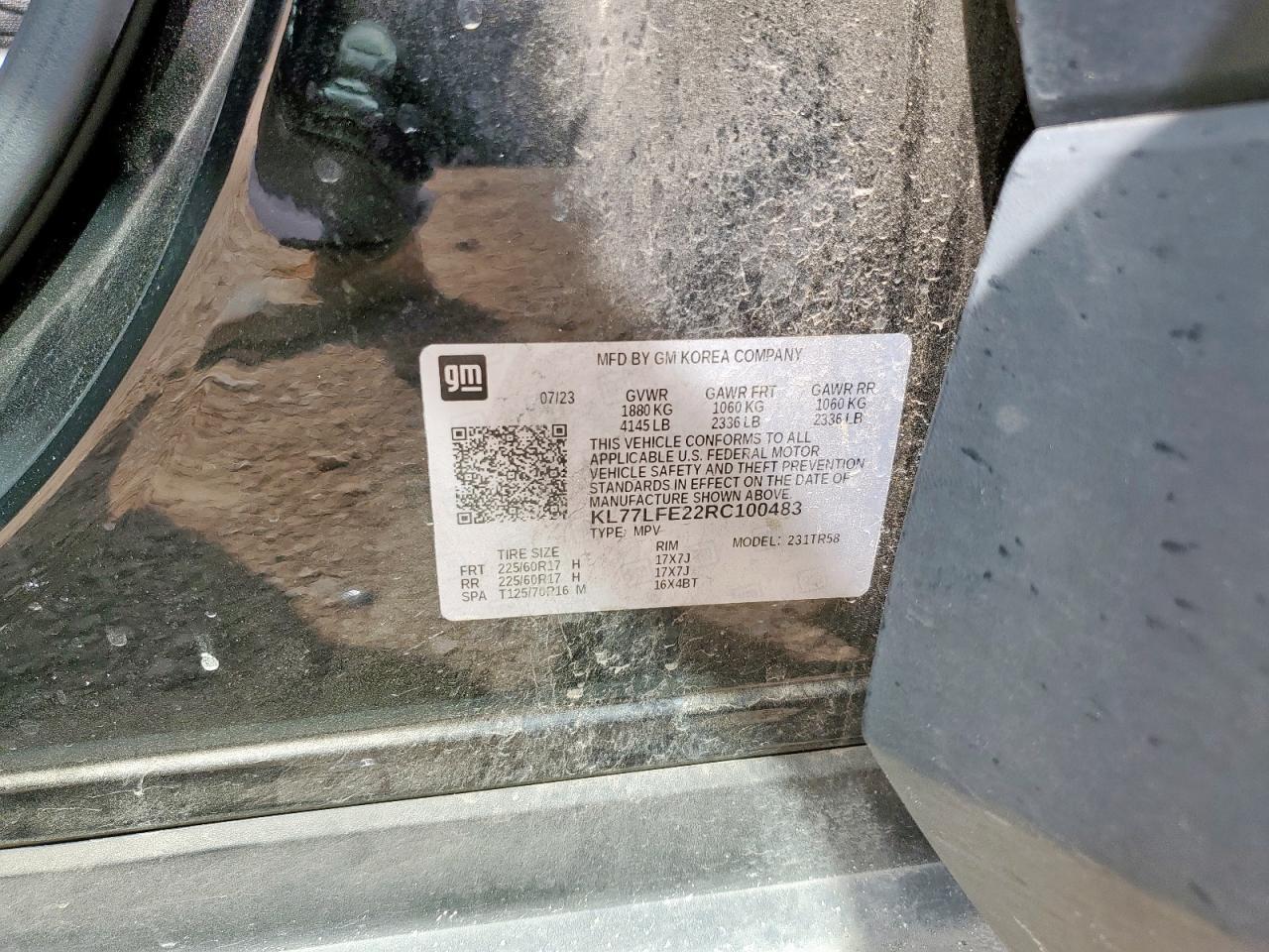 2024 CHEVROLET TRAX