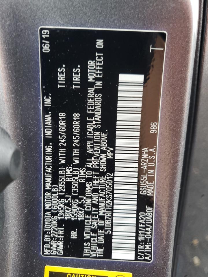 2019 TOYOTA HIGHLANDER