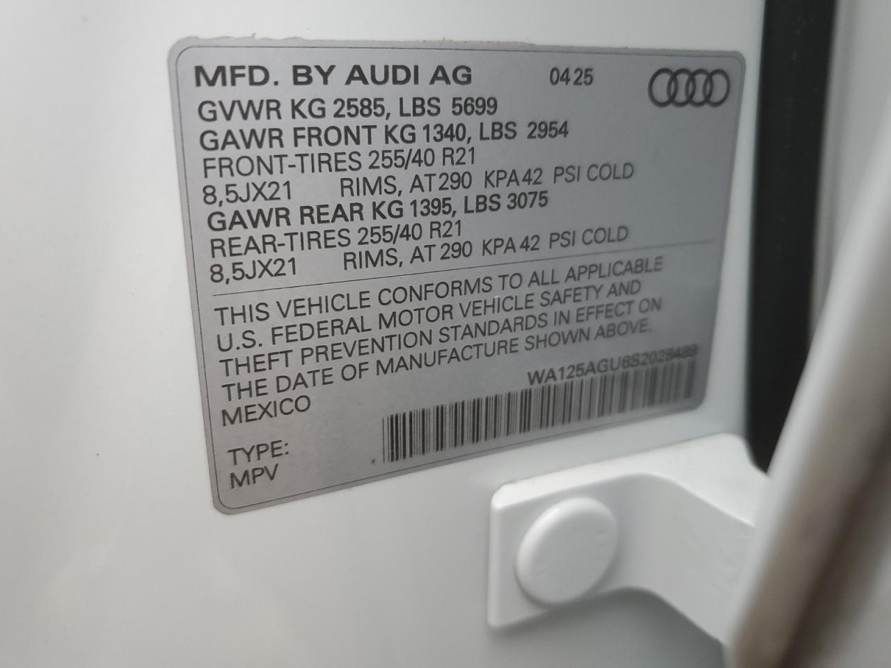 2025 AUDI SQ5