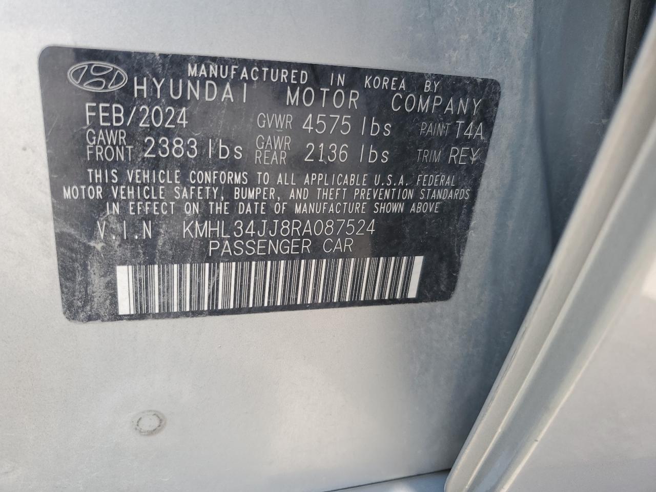 2024 HYUNDAI SONATA