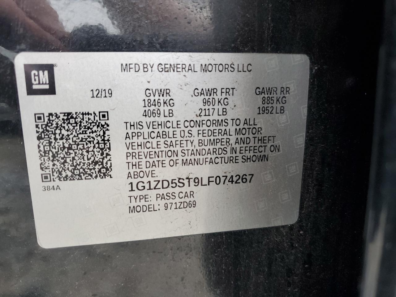 2020 CHEVROLET MALIBU