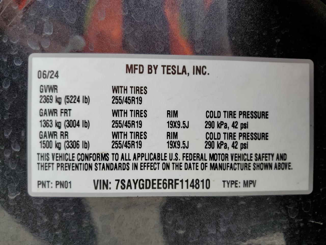 2024 TESLA MODEL Y