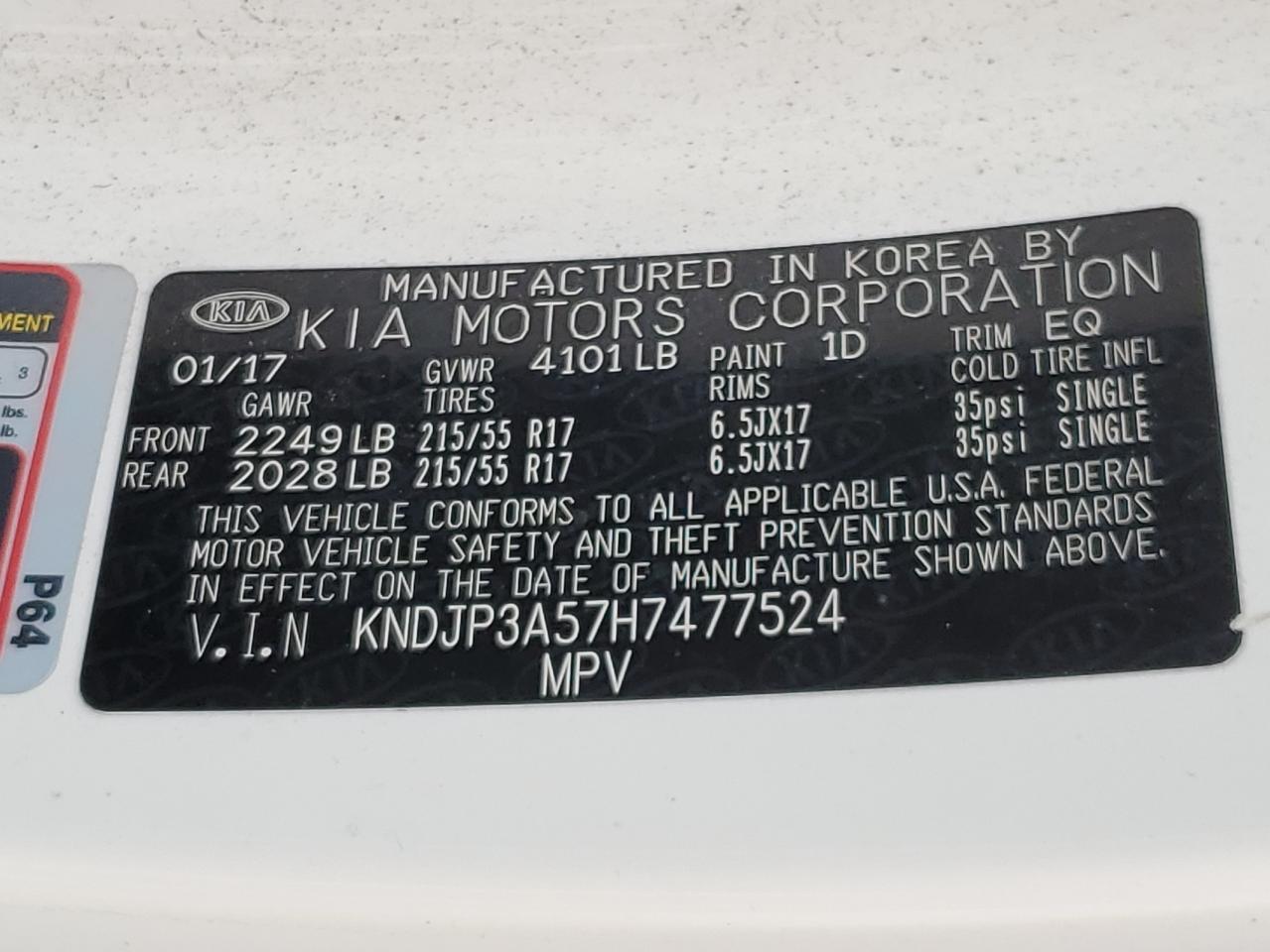 2017 KIA SOUL