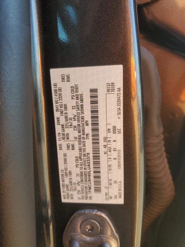 2020 FORD ESCAPE