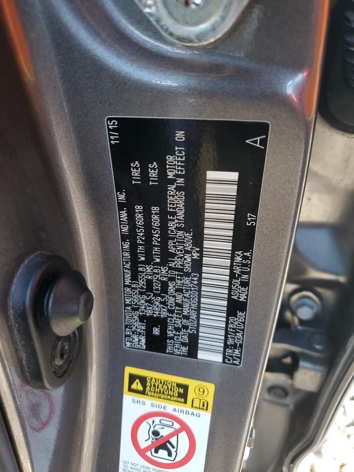 2016 TOYOTA HIGHLANDER