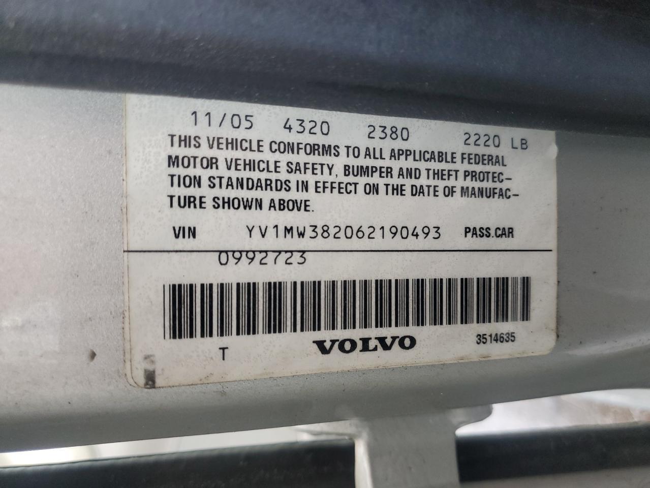 2006 VOLVO V50