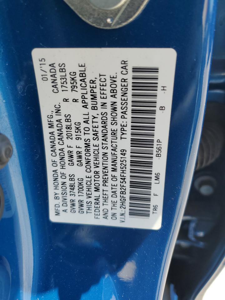 2015 HONDA CIVIC