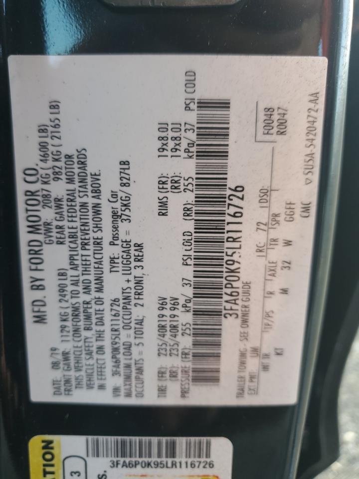 2020 FORD FUSION