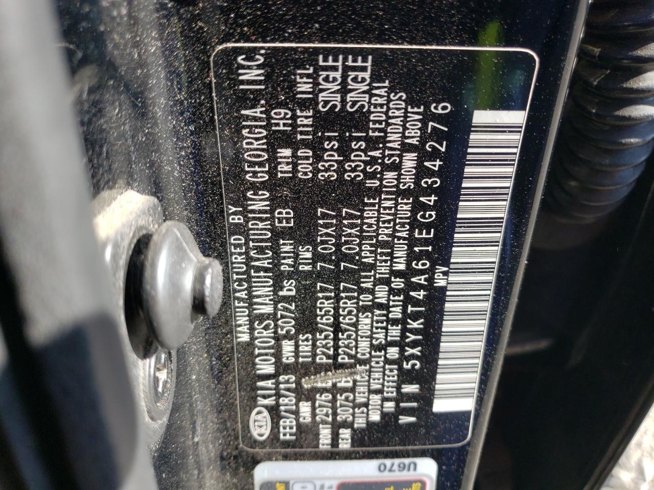 2014 KIA SORENTO