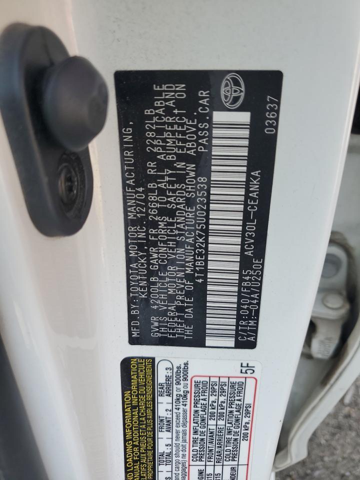 2005 TOYOTA CAMRY