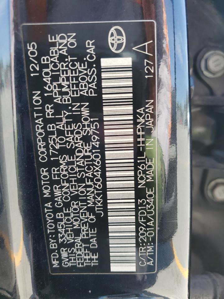 2006 TOYOTA SCION