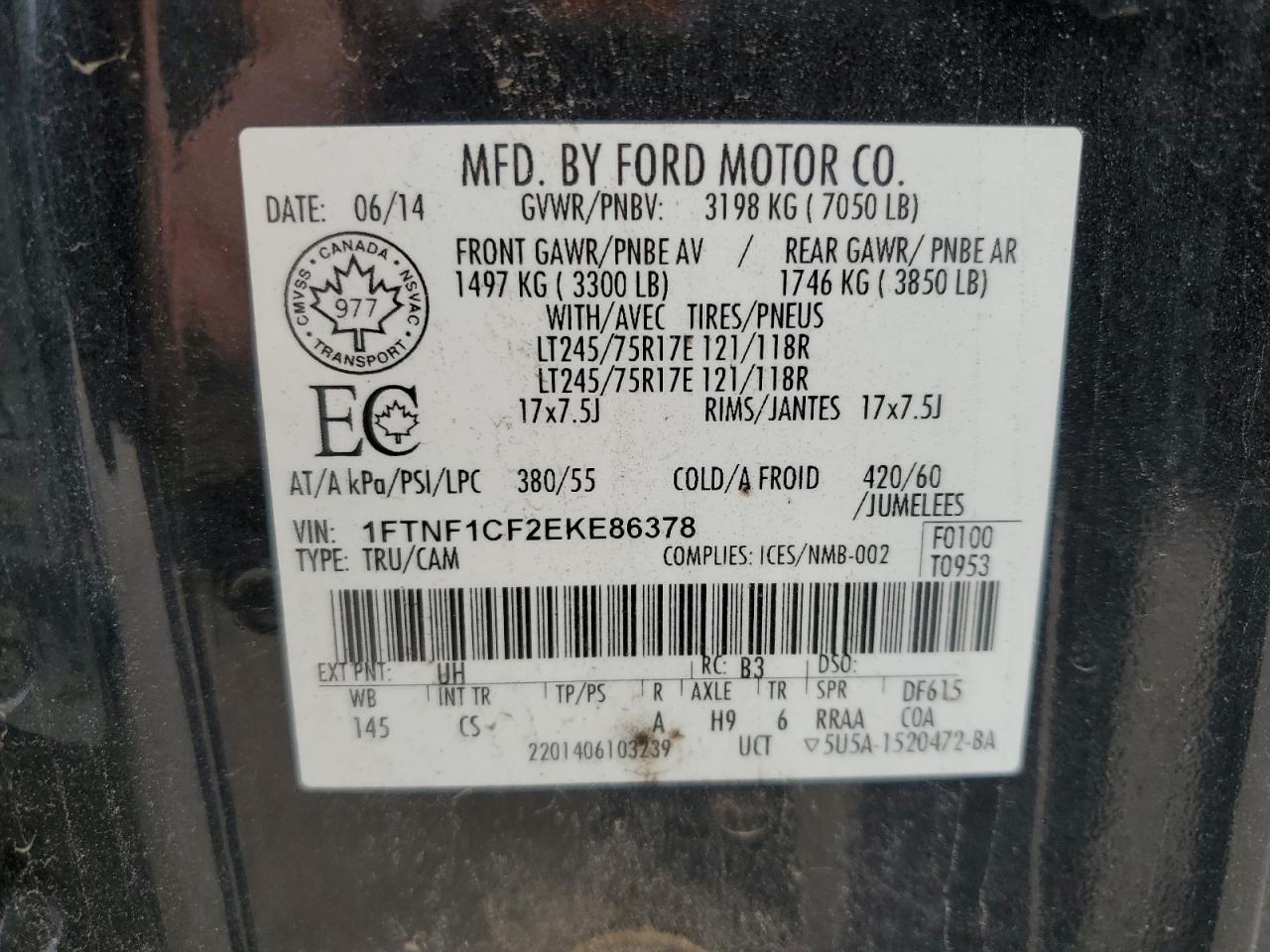 2014 FORD F-150