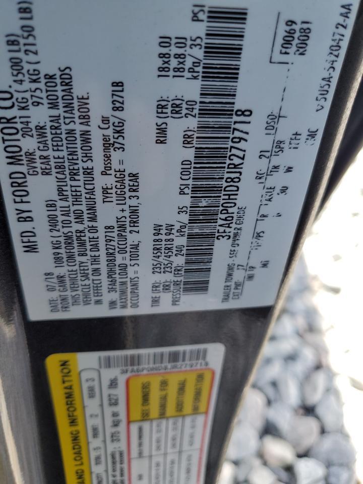 2018 FORD FUSION