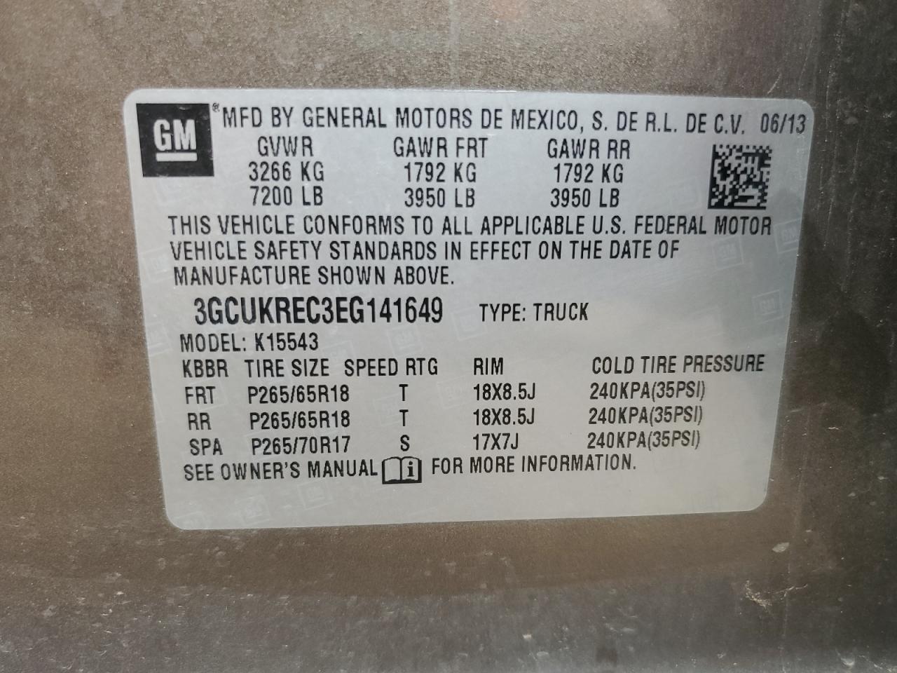 2014 CHEVROLET Silverado