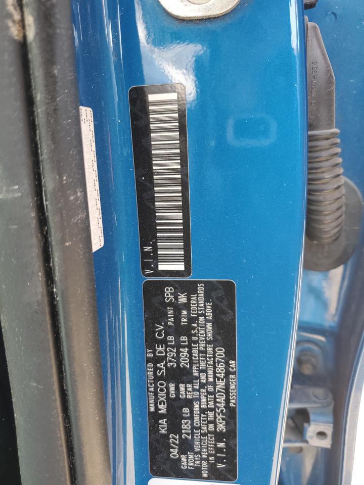 2022 KIA FORTE