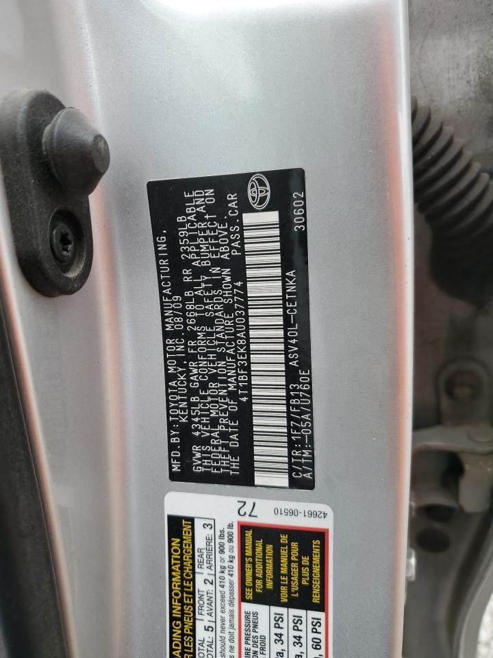 2010 TOYOTA CAMRY