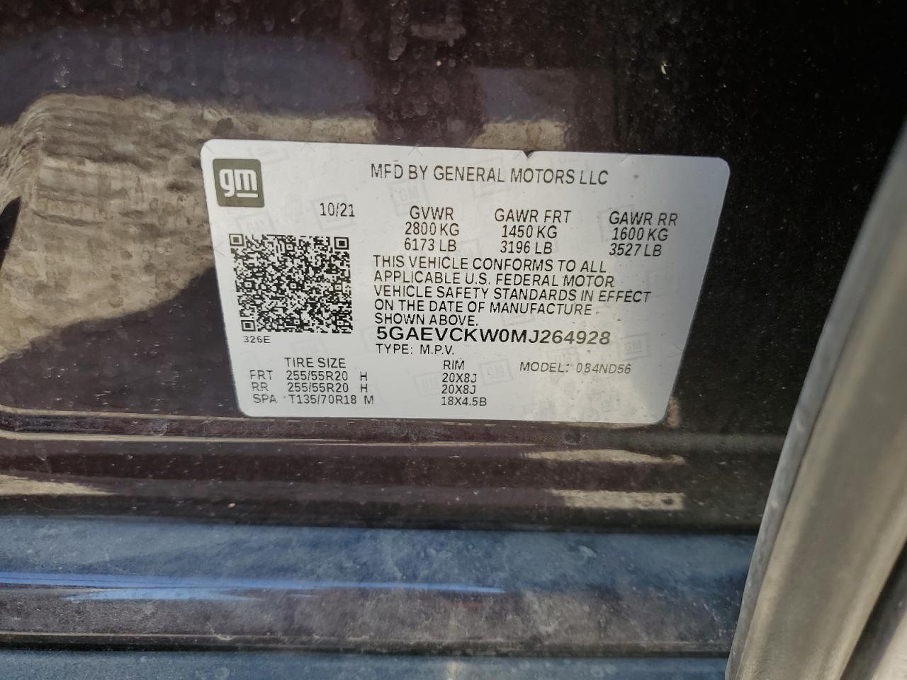 2021 BUICK ENCLAVE