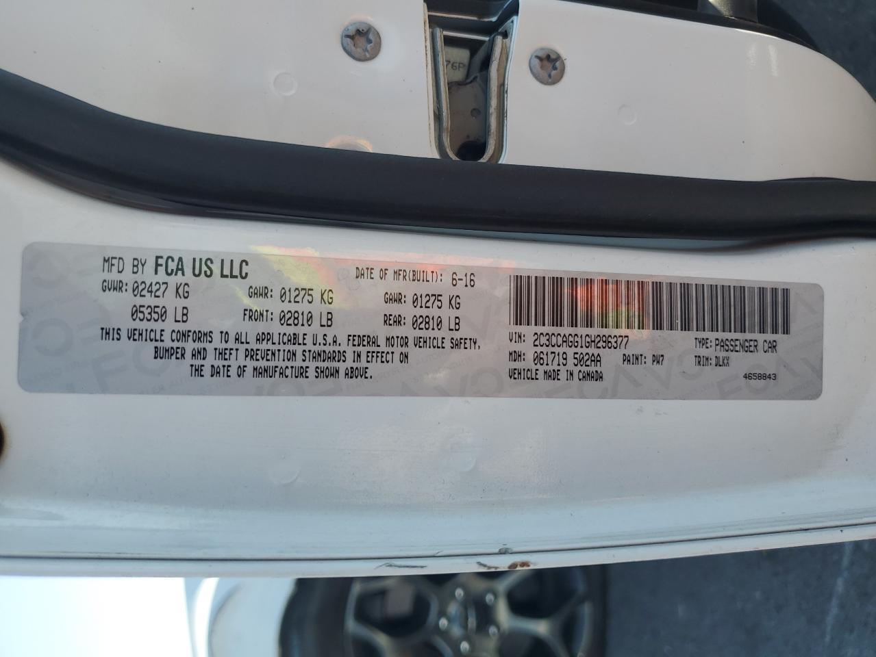 2016 CHRYSLER 300