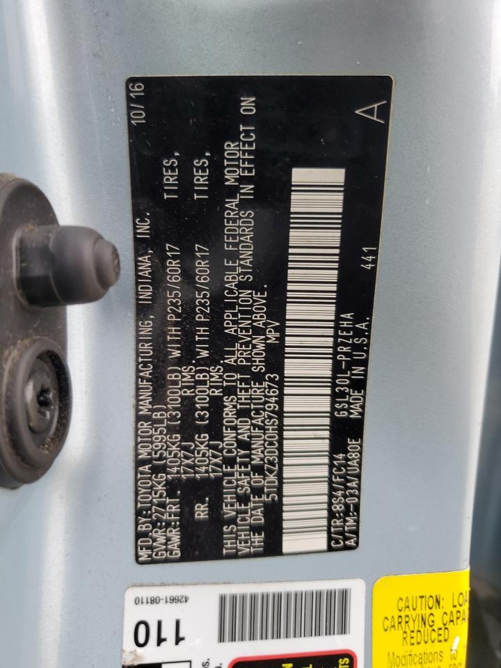 2017 TOYOTA SIENNA