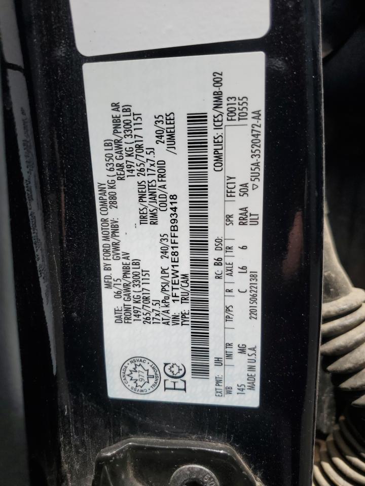 2015 FORD F-150