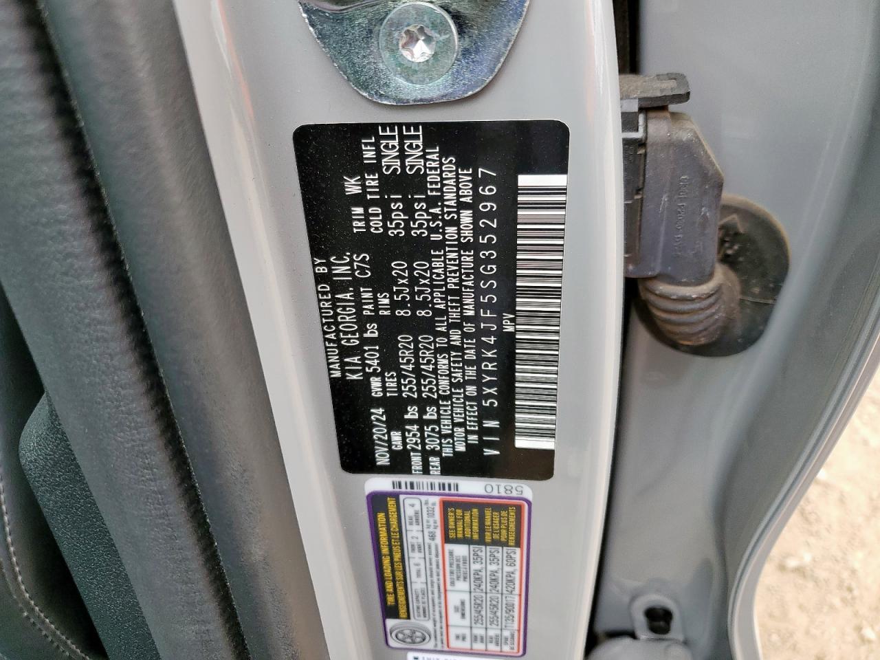 2025 KIA SORENTO