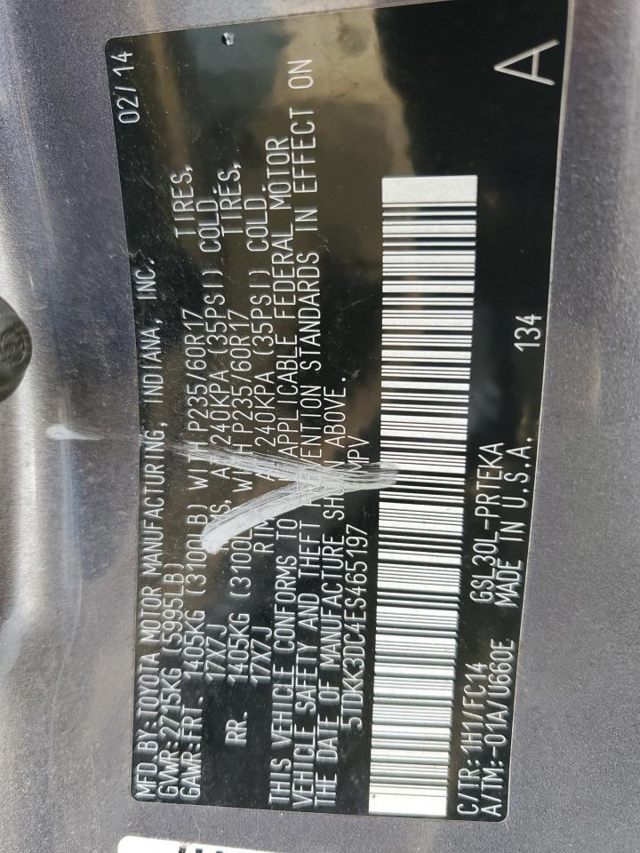 2014 TOYOTA SIENNA