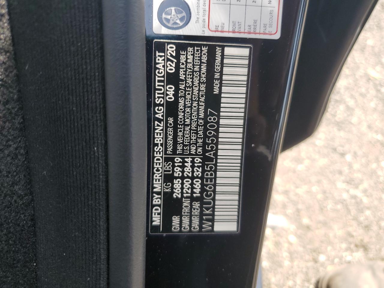 2020 MERCEDES-BENZ S-Class
