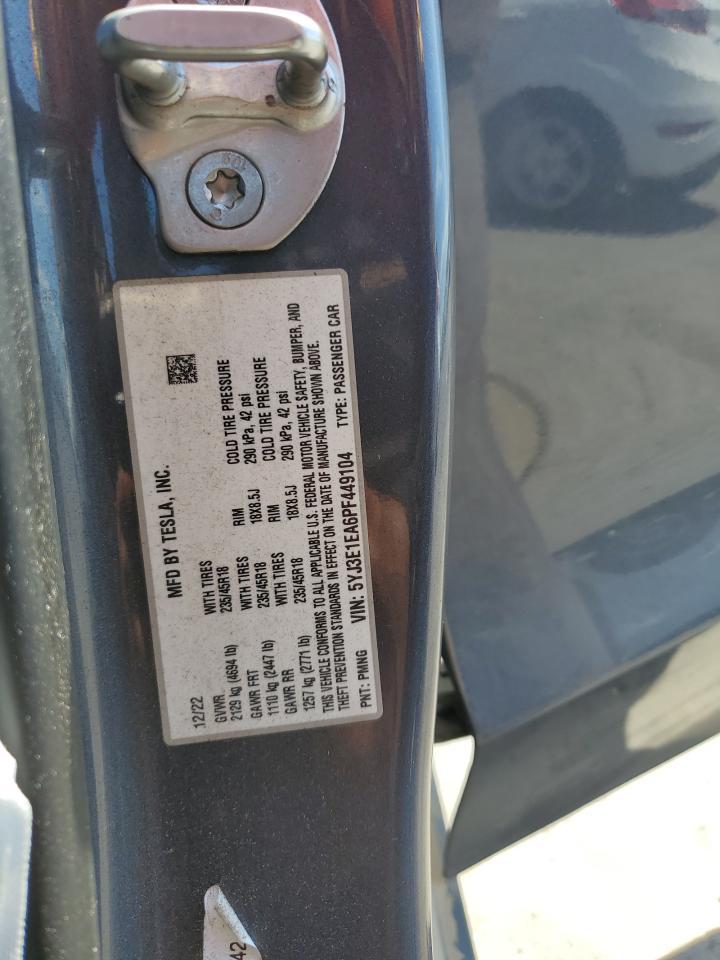 2023 TESLA MODEL 3