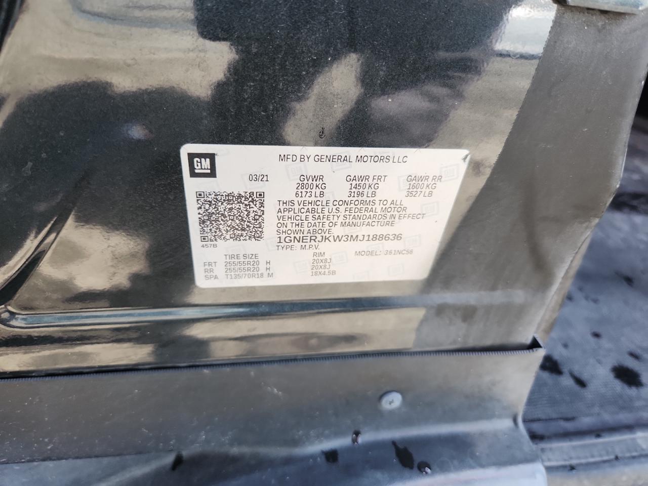2021 CHEVROLET TRAVERSE