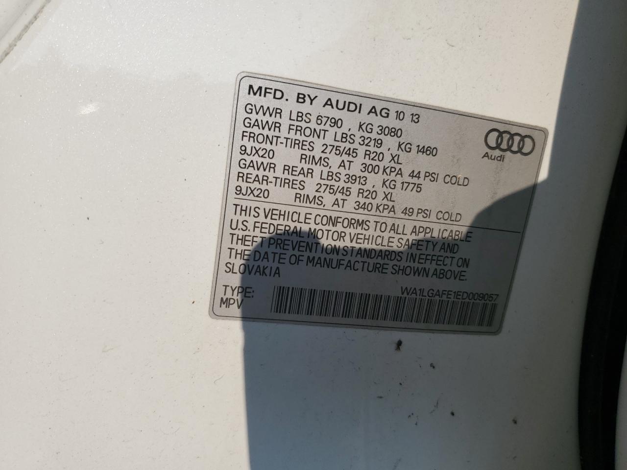 2014 AUDI Q7