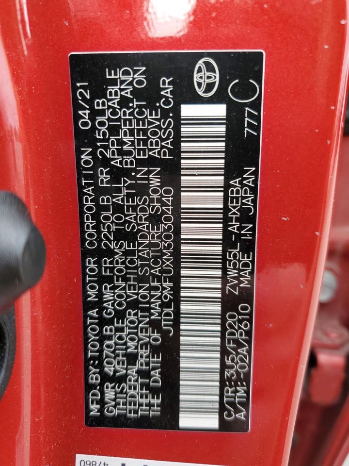2021 TOYOTA PRIUS