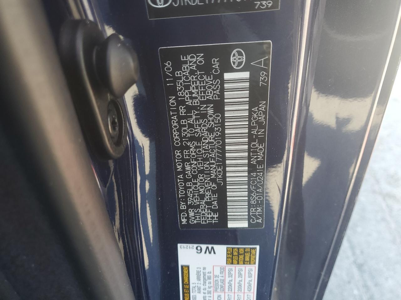 2007 TOYOTA SCION