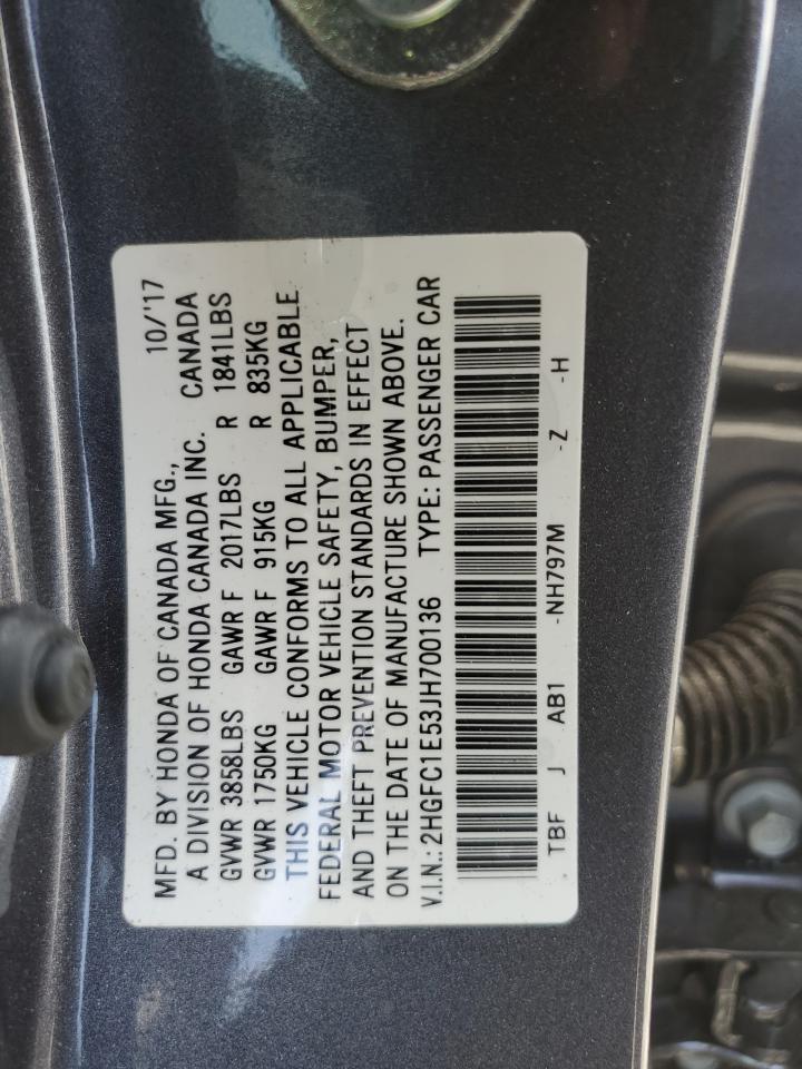 2018 HONDA CIVIC