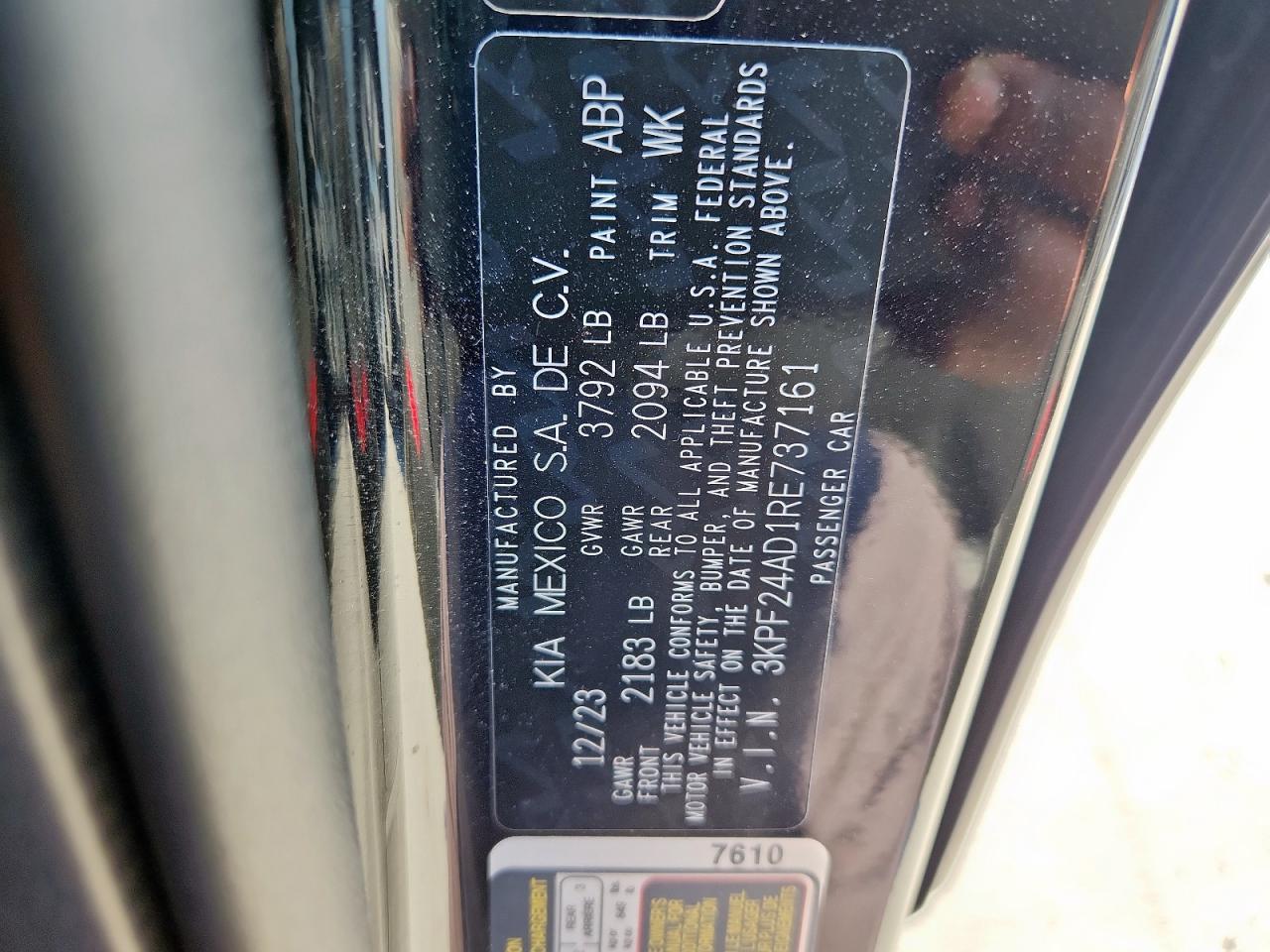 2024 KIA FORTE