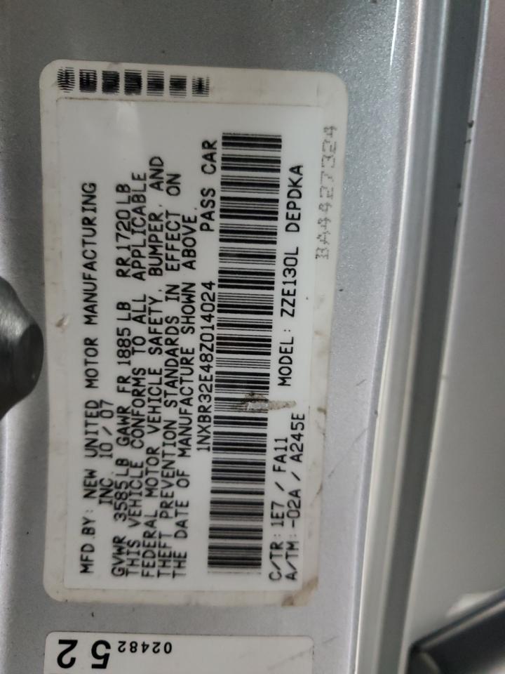 2008 TOYOTA COROLLA