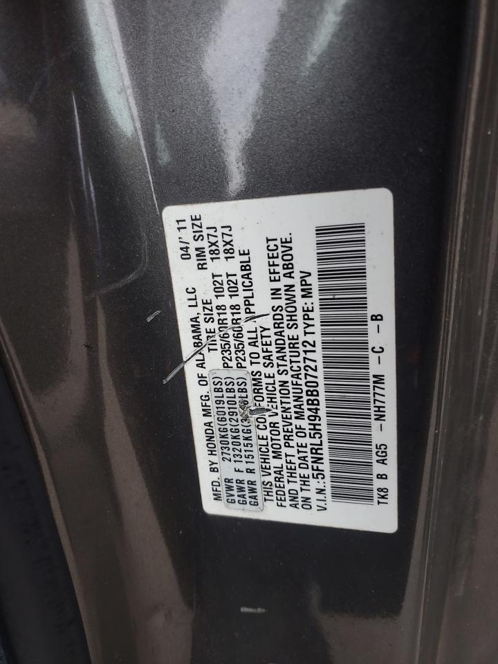 2011 HONDA ODYSSEY