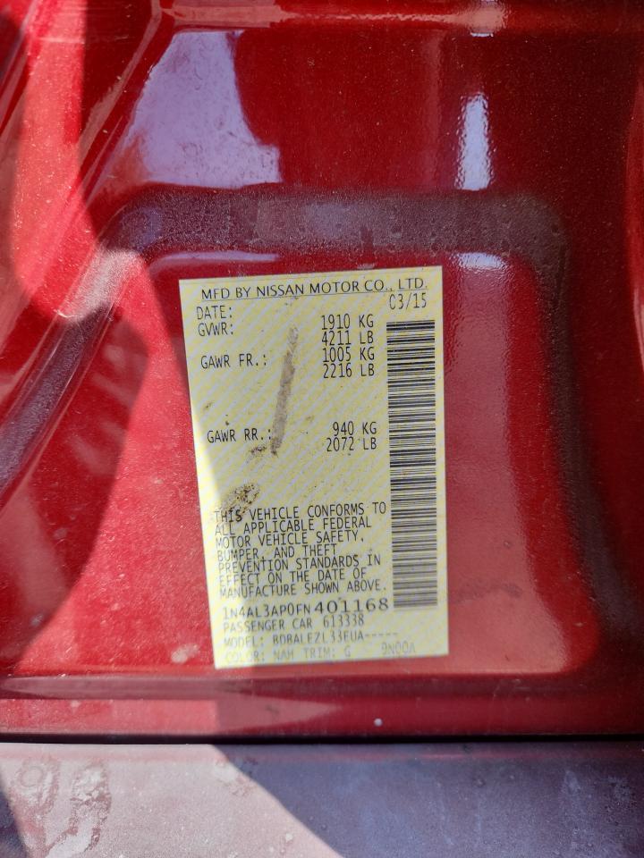 2015 NISSAN ALTIMA