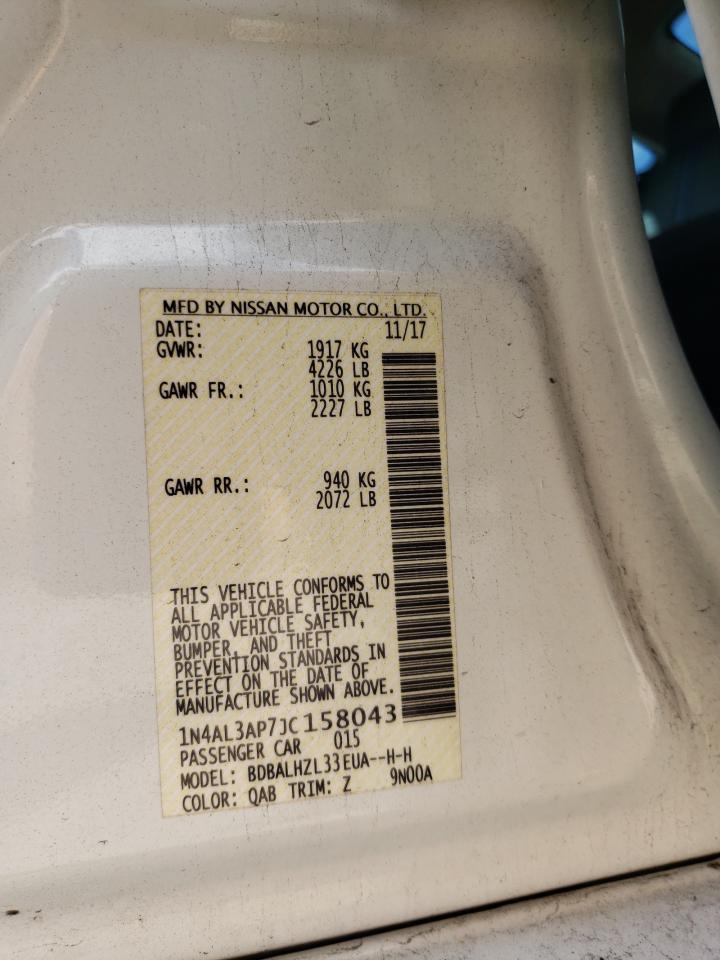2018 NISSAN ALTIMA