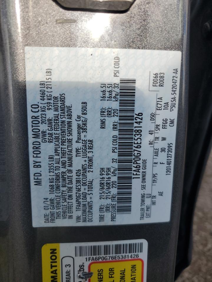 2014 FORD FUSION