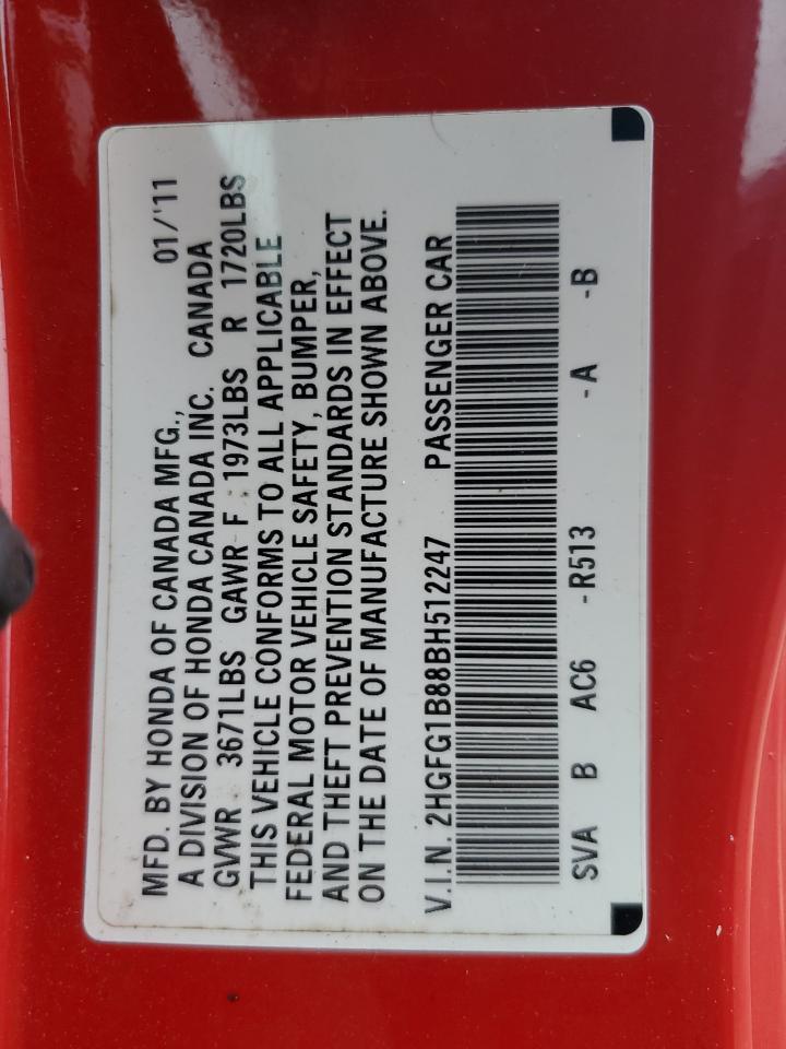 2011 HONDA CIVIC