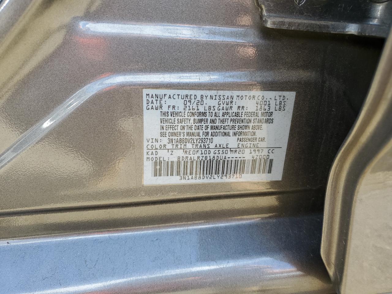 2020 NISSAN SENTRA