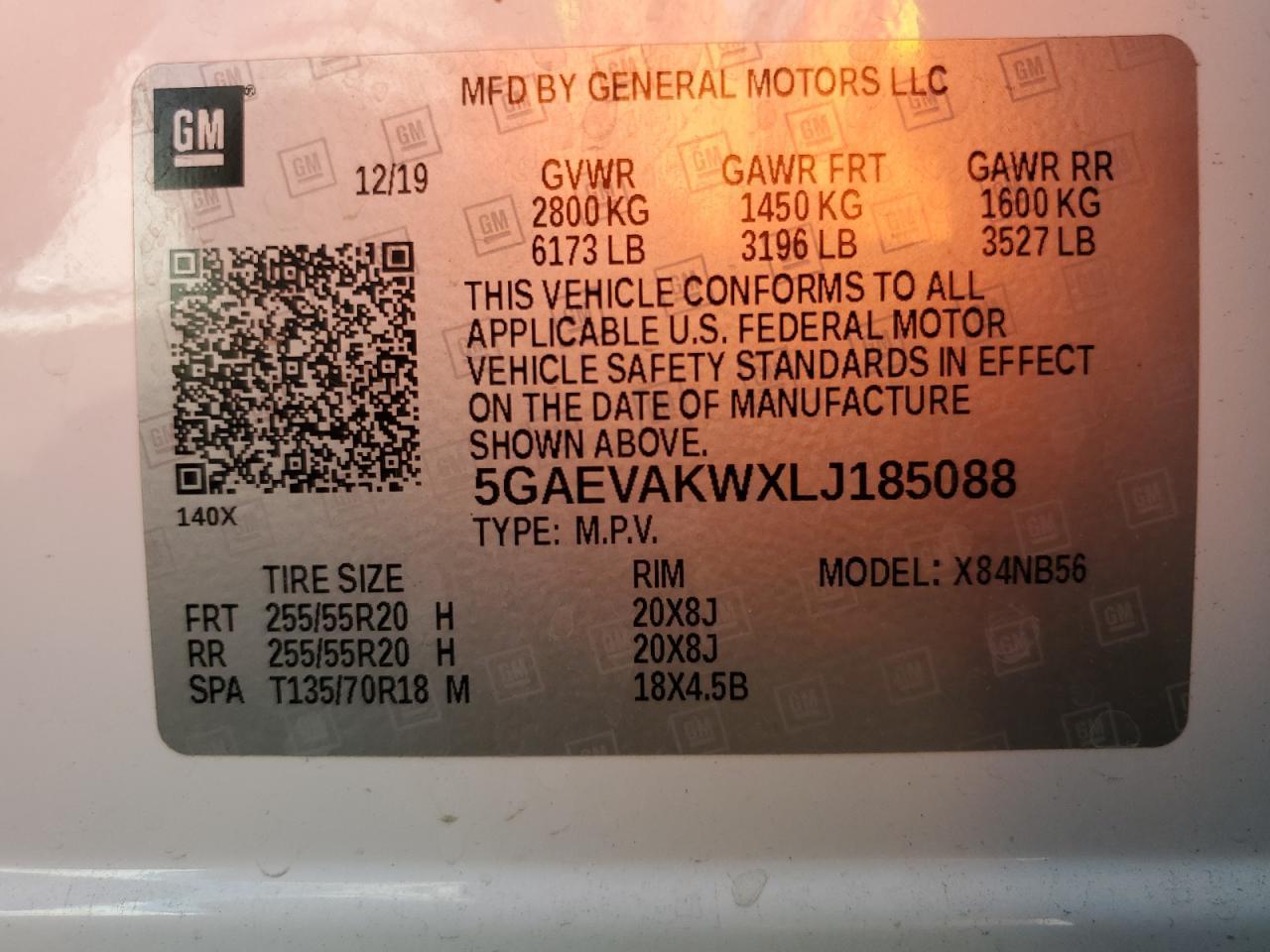2020 BUICK ENCLAVE