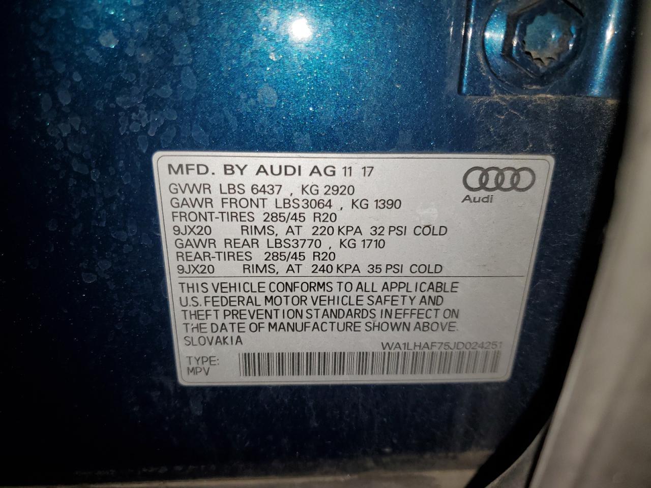 2018 AUDI Q7