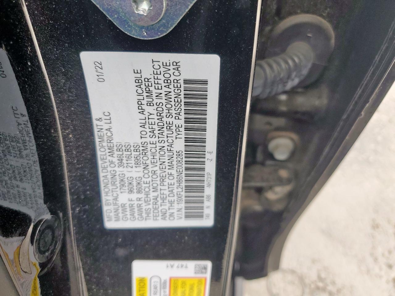 2022 HONDA CIVIC