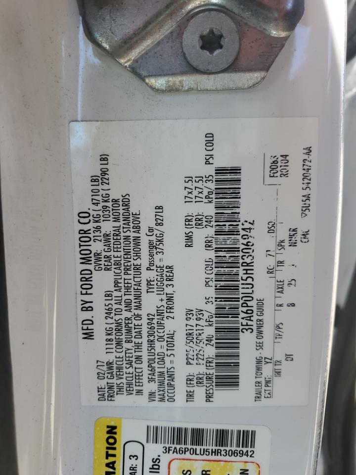 2017 FORD FUSION